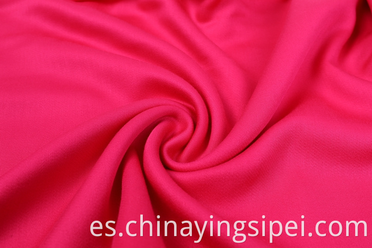 Nuevo producto Precio de tela impresa lisa Viscose 100% de tela de satén de rayón para el vestido